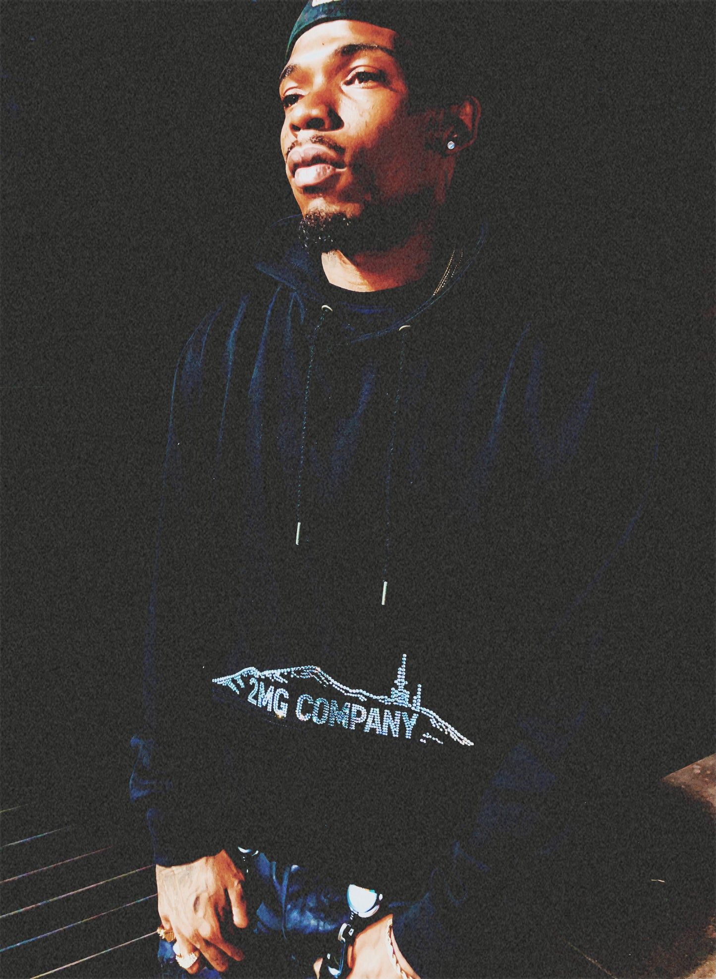 2MG Rhinestone Hoodie