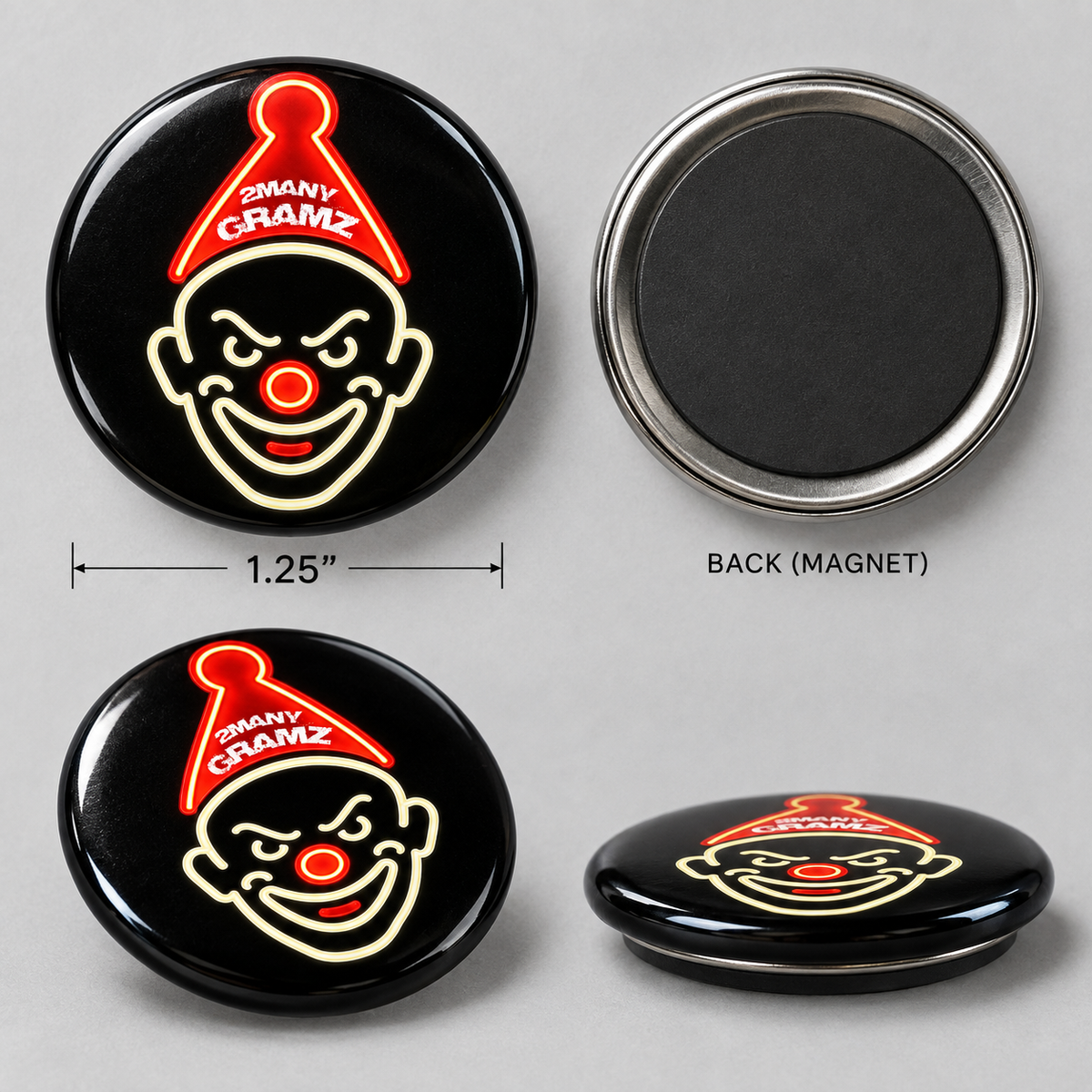 1.25” Clown Magnet