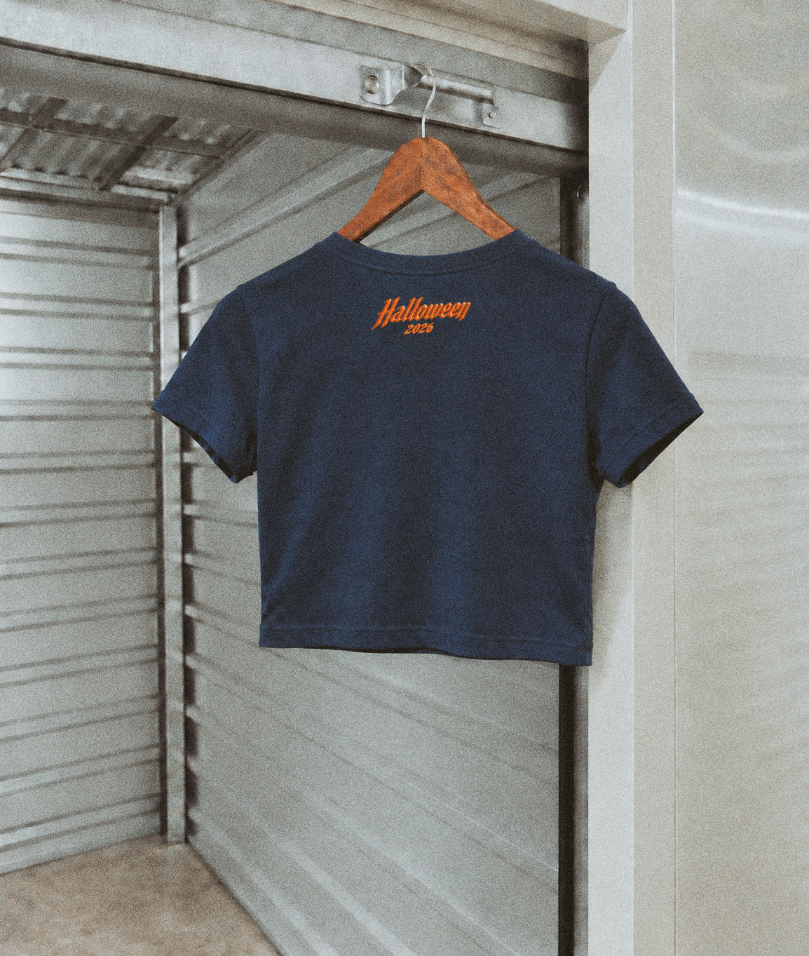 Skeleton Cropped Tee